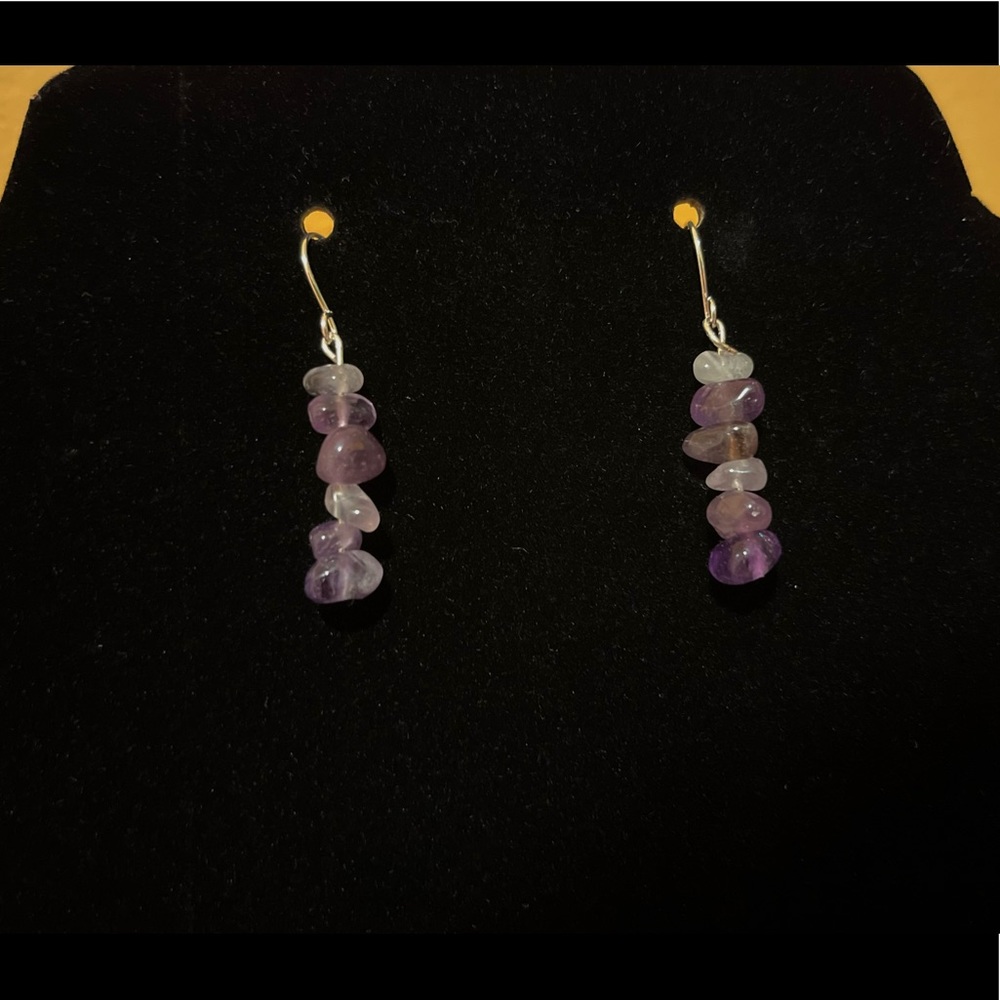 Purple amethyst Earrings